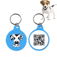 Ventes directes d'usine Chine prix d'usine en gros cercle étiquettes d'identification pour animaux de compagnie étiquettes de chien
