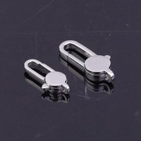 VEROMCA-Fermoir Hip Hop en acier inoxydable pour la fabrication de bijoux, fermoir serpent