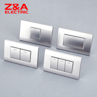 AK Series 118 Type USA Italie Pérou Standard Multi Switch USB et Socketes Électrique Home Light Wall Switch