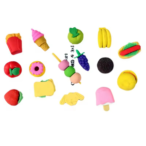 Gommes créatives en forme de fruits KFC pour étudiants, motif alimentaire mignon, ensemble promotionnel, petits récompenses de papeterie pour enfants - Product Image 5