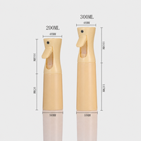 Pulverizador de Desinfección de Niebla Fina 200ml/300ml Portátil Reutilizable en Forma de Cilindro de PP/PET Botella de Spray Continuo