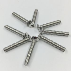 M3 M4 M5 M6 M8 201 Stainless Steel Countersunk Phillips Machine Screws Flat Head DIN Standard Grade A - Product Image 5