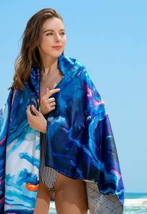 Exclusivo Mezcla toalla <span class=keywords><strong>playa</strong></span> cuadrada absorbente toalla <span class=keywords><strong>playa</strong></span> personalizada toallas grandes - Product Image 3