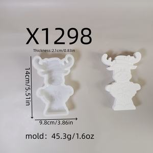 Moule en silicone pour résine fait main, style DIY, ornements décoratifs et outils pour gâteaux, pour la fabrication de résine, moule en plâtre - Product Image 3