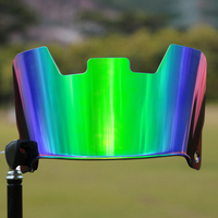 Visière de football avec technologie de lentille plate, compatible avec les casques de football pour adultes et jeunes, ajustement universel, protection des yeux