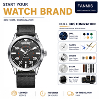Montre-bracelet automatique pour homme avec logo personnalisé, bracelet en nylon résistant à l'eau 22 mm, cadran pilote pour fond squelette, marque privée OEM ODM