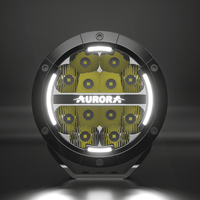 Aurora Dual-Color 5" Round Led Off Road Work Light DRL 7 9 Inch Led Spot Driving Light for Truck