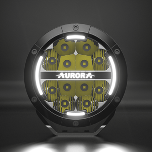 Đèn LED làm việc ngoài trời Aurora hai màu 5 inch tròn, đèn pha LED 7-9 inch cho xe tải - Product Image 3