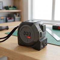 Télémètre laser numérique double mode avec ruban acier pour travaux de mesure et décoration intérieure