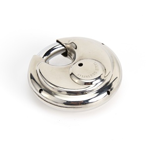 Ingrosso su misura 304 in acciaio inox blocco a disco rotondo lucchetto chiave sblocca impermeabile e antifurto finitura durevole e lucida - Product Image 6