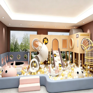 Structure de jeu intérieure pour enfants, nouvelle conception, avec piscine à balles et toboggan sécurisés, pour les aires de jeux communautaires des maternelles - Product Image 3