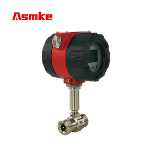 Asmke DN15 <span class=keywords><strong>LCD</strong></span> hiển thị Battery Powered áp lực cao nước kết nối thép không gỉ nhựa dòng Turbine mét - Product Image 2