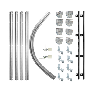 <span class=keywords><strong>Rueda</strong></span> de Metal omnidireccional de diseño moderno para puerta giratoria plegable deslizante, accesorios de Hardware, Material de hierro para uso en exteriores - Product Image 5