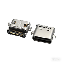 Connecteur USB de type C de haute qualité, connecteur de type C 16 broches, connecteur femelle USB C 16 broches, connecteur USB C