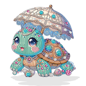 Simpatica Tartaruga in PVC con Strass, Ornamento Creativo Ecologico da Tavolo, Pittura Diamante 5D <span class=keywords><strong>per</strong></span> Bambini, Decorazione Artistica Fai-da-Te - Product Image 1