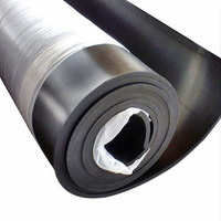 Feuille de caoutchouc EPDM conductrice, produit d'usine, bonne absorption acoustique, feuille autocollante
