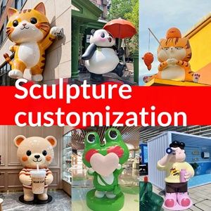 Escultura de Fibra de Vidrio con Diseño de Dibujos Animados, Personalizada para Exteriores, Paisajes, Parques, Plazas, Escuelas y Áreas Escénicas - Product Image 5