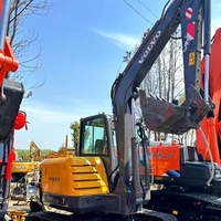Excavatrice hydraulique Volvo EC60C d'occasion, 5,5 tonnes, matériel de construction, faible nombre d'heures de travail