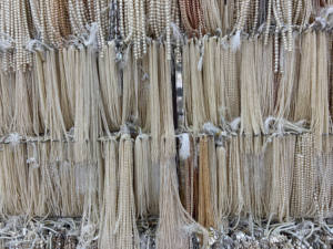 XULIN 1.5mm-12mm טבעי ורוד סגול לבן צבע רופף אורז צורת בורג חוט מים מתוקים פרל חרוז - Product Image 5