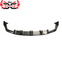 Para BMW X6M F96 2020 2021, gran oferta, fibra de carbono seca, estilo LD, labio delantero, divisor delantero, Kit de carrocería de parachoques
