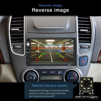 Autoradio double DIN 7 pouces, autoradio, lecteur MP5, écran tactile, Bluetooth, USB, FM, AUX, SD, 7018b, 7010b, caméra de recul, OEM/ODM