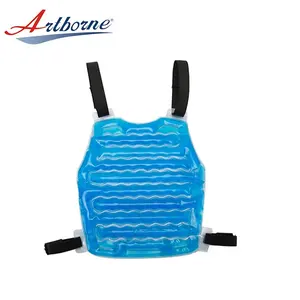 可重复使用的身体按摩冷包背部治疗垫冷却背心点击热冷垫冰胶冷却背心