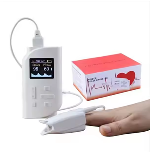 Oxymètre de pouls portable avec sonde à clip, dispositif de surveillance SpO2 PR de qualité médicale pour hôpital, clinique, domicile - Product Image 5