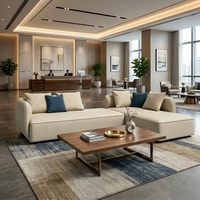 Exportador de Sofás Modulares Comerciales para Salas de Estar |   Asientos Personalizados OEM para Oficinas de Villas y Hoteles, Sofá para Vestíbulo de Hotel, Fabricante