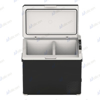 Portable Compresseur Glacière Universel Voiture Réfrigérateur et Congélateur 45W 12V/24V 30L/40L/50L ABS Conteneur