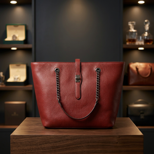 Bolso de Mano Tipo Clutch Impermeable con Cierre de Cuero Genuino para Mujer BS INTERNATIONAL - Duradero, Gran Capacidad, Ecológico, Ligero y Suave - Product Image 2