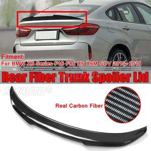 Nouvel aileron de coffre arrière en fibre de carbone véritable, grand format, pour BMW X6 Série F16 F86 X6 X6M SUV 2015-2018, style PSM - Product Image 1