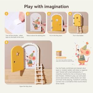 Juguetes de madera nórdicos de elfos para decoración transfronteriza, juguetes educativos de madera, adornos, juguetes para niños - Product Image 4