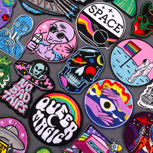 Tùy Chỉnh Đính Vá Chất Lượng Cao Thêu Vá Phù Hiệu Núi Người Ngoài Trời Thêu Sắt Trên Các Bản Vá Lỗi Cho Quần Áo Hat - Product Image 2