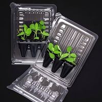 Solutions d'emballage en blister transparent en PVC écologique de haute qualité pour plantes vivantes et plantes en pot