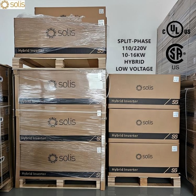 NEW Solis Solar Inverter 10KW 12KW 14KW 16KW America Split Phase 110v 220v Low Battery Voltage PV Hybrid Solar Inverter Price