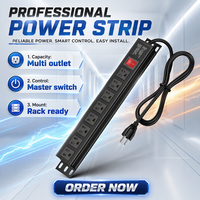 Prise de courant femelle UK AU US en aluminium pour équipement PDU avec prise 13A, ports USB, protection IP20 pour câble PDU, usage industriel