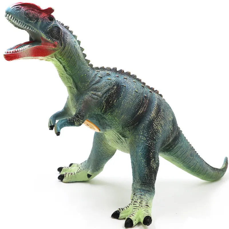 대형 보컬 공룡 모델 시뮬레이션 부드러운 접착제 공룡 장난감 Tyrannosaurus Rex 장난감 동물 소년과 어린이를위한