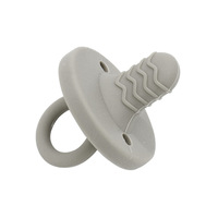 Coloré bébé sucette Silicone mamelon Latex naturel bébé accessoires nouveau-né épandeur carré en plastique boîte infantile succulente