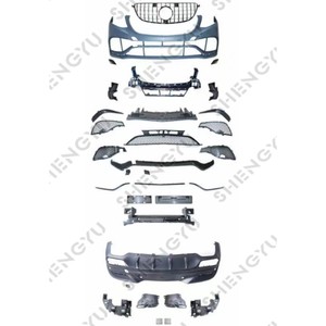Kit de carrocería para <span class=keywords><strong>Mercedes</strong></span> Benz <span class=keywords><strong>GLE</strong></span> W166 COUPE <span class=keywords><strong>Sport</strong></span> 16-19 Cambio a AMG Incluye montaje de parachoques delantero de coche tubos de escape de labio trasero - Product Image 6