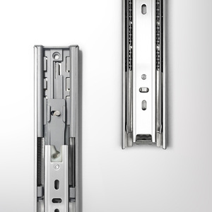 Telescopic <strong>Drawer</strong> Rail 45mm Telescopic Channel <strong>Drawer</strong> Runners <strong>Push</strong> <strong>Open</strong> <strong>Soft</strong> Close <strong>Drawer</strong> <strong>Slides</strong> for Cabinet Door - Product Image 3