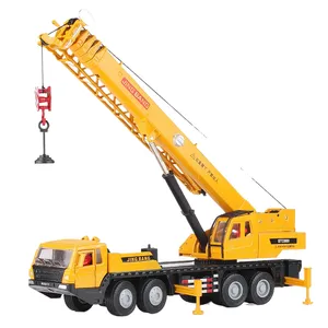 1:50 Scale Metal Crane Die Cast Model Toy 2 Colors Engineering Vehicle Model Truck Toy OEM Customized