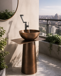 Évier extérieur autoportant en acier inoxydable 304 avec panneau intégré, cuve en forme de vasque et égouttoir pour lavage des mains - Product Image 4
