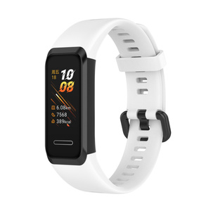 Bracelet en silicone pour <span class=keywords><strong>Huawei</strong></span> <span class=keywords><strong>Band</strong></span> <span class=keywords><strong>4</strong></span> Bracelet intelligent Bracelet de remplacement pour Honor <span class=keywords><strong>Band</strong></span> 5i Bracelet - Product Image 2