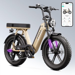 จักรยานเสือภูเขาไฟฟ้า R7 Fatbike 48V ลิเธียม สปอร์ต ขนาด 20 นิ้ว โครงเหล็ก ยางอ้วน - Product Image 1