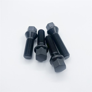 Boulon de roue de <span class=keywords><strong>voiture</strong></span> M14x12.5/1.5 MM Boulon de roue en fer pour modèles allemands - Product Image 2