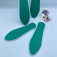 Lime à pieds double face à long manche en céramique, motif floral, portable et durable, outil de pédicure pour salons de manucure (personnalisation ODM/OEM)
