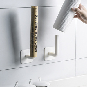 Étagère de rangement de cuisine multifonctionnelle en plastique à suspendre au mur pour planche à découper, couvercles de casseroles, essuie-tout et tasses - Product Image 2