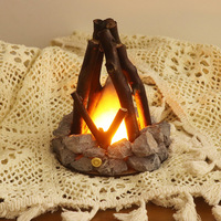 Cadeau créatif, aide au sommeil pour bébé, lampe en bois en forme de branche d'arbre, feu de joie, lumière LED, bruit blanc, veilleuse