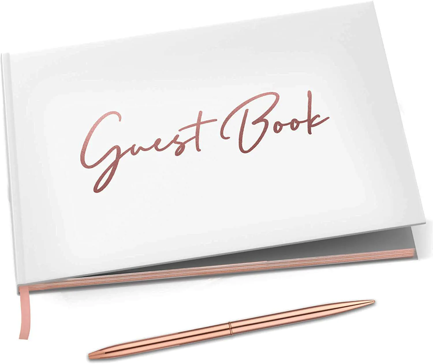 guest planner signing wedding book