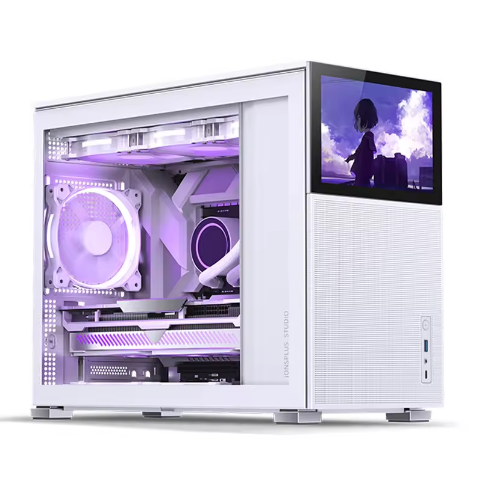 Hot Sale Computer JONS-BO D31 MESH SCREEN White Middle Tower Gaming case Pc Computer